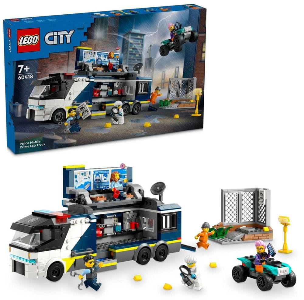 Levně LEGO City 60418 Mobilní kriminalistická laboratoř policistů