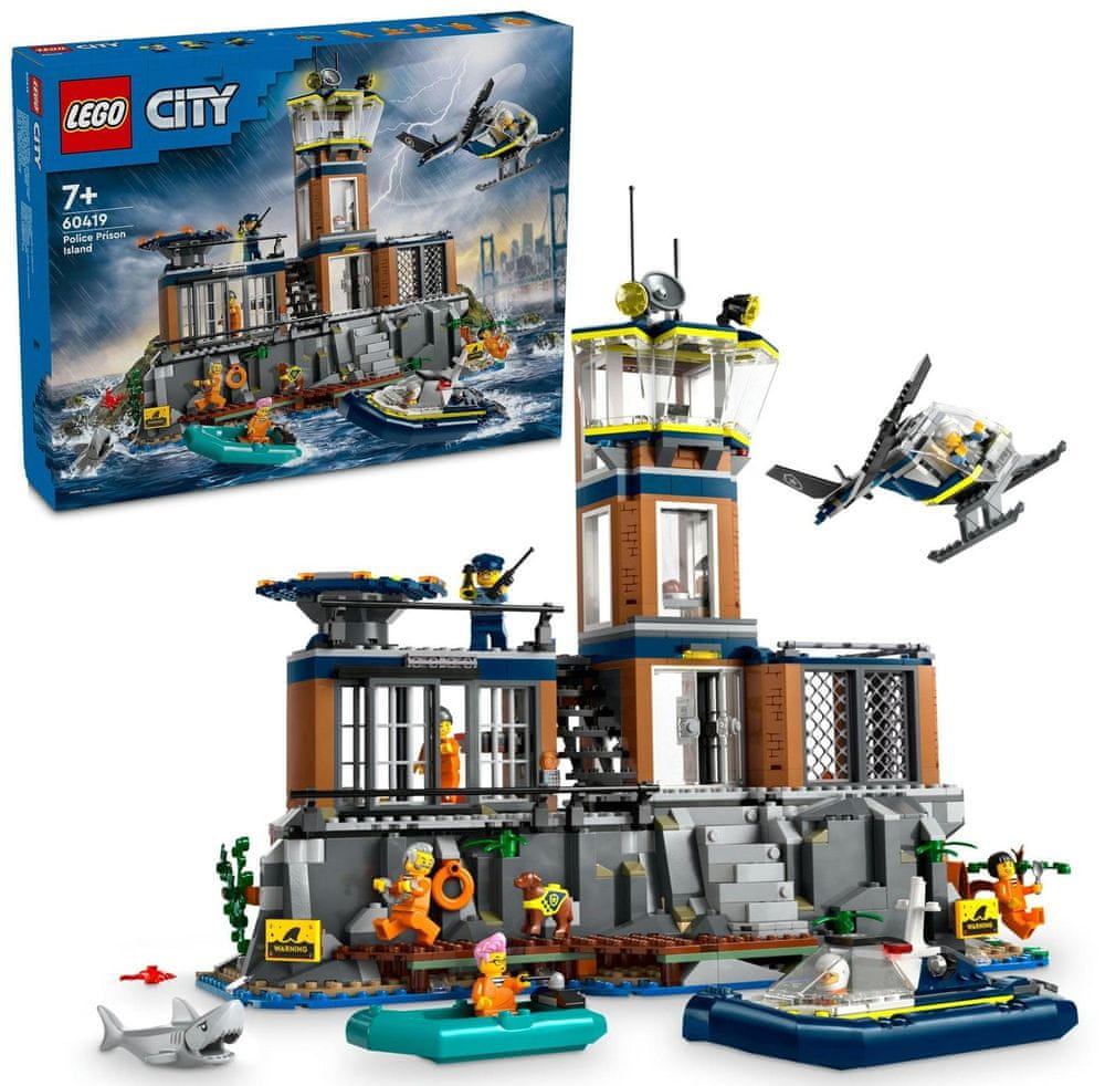 Levně LEGO City 60419 Policie a vězení na ostrově