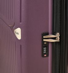 Rock Sada cestovních kufrů ROCK Vancouver PP - fialová