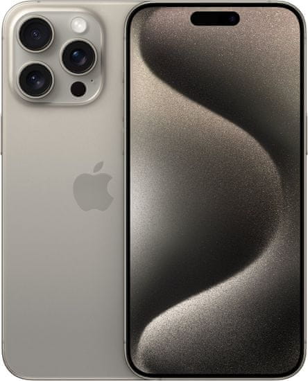 Apple iPhone 15 Pro Max, 512GB, Natural Titanium