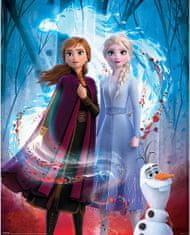 CurePink Plakát Frozen II|Ledové království II: Guiding Spirit (40 x 50 cm)
