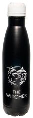 CurePink Nerezová outdoor láhev na pití The Witcher|Zaklínač: Sigils (objem 540 ml)