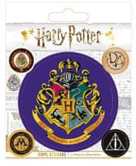 CurePink Samolepky Harry Potter: Erb Bradavic (10 x 12,5 cm)