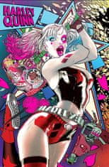CurePink Plakát DC Comics|Batman: Harley Quinn Neon (61 x 91,5 cm)