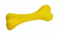 Nobby Hračka pro psy Gumová kost 23 cm žlutá