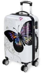 ATAN Dívčí cestovní kufr Motýlci 45l KFBH1465