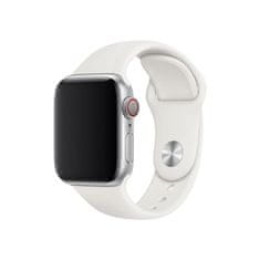 Silikonový pásek pro Apple Watch 38/40/41 mm Bílá