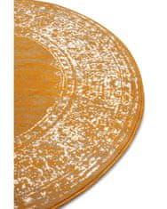 Hanse Home Kusový koberec Gloria 105518 Mustard kruh 160x160 (průměr) kruh