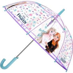 Perletti Deštník Frozen Ledové království transparentní automatický 70cm