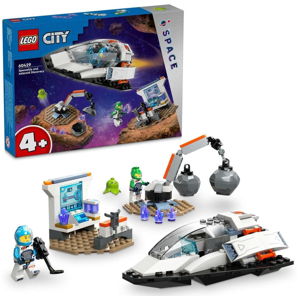 Levně LEGO City 60429 Vesmírná loď a objev asteroidu