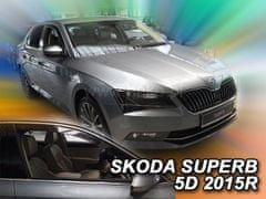HEKO Ofuky Škoda Superb 5D 15- - 2 dílná seda HEKO
