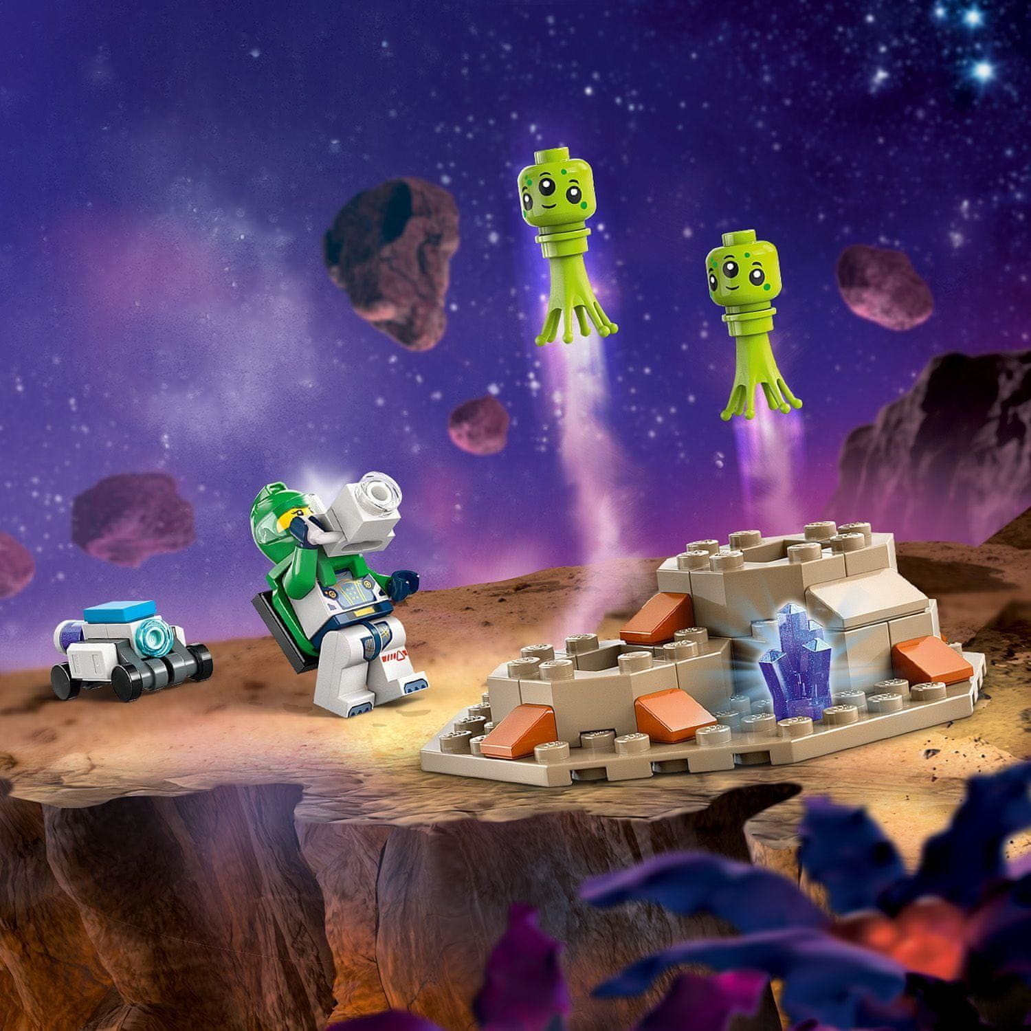 LEGO City 60431 Průzkumné vesmírné vozidlo a mimozemský život