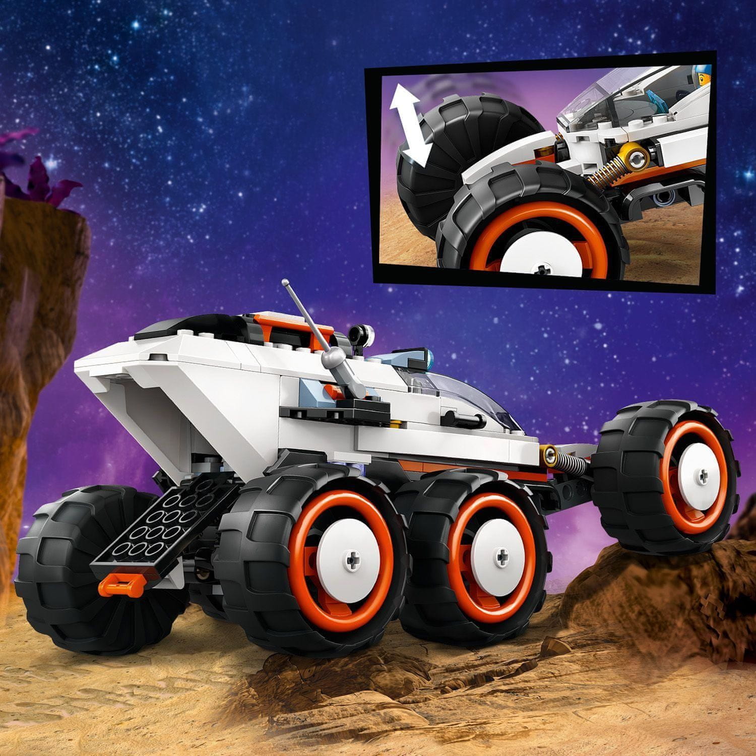 LEGO City 60431 Průzkumné vesmírné vozidlo a mimozemský život