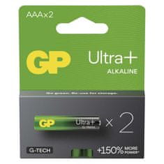 GP Alkalická baterie GP Ultra Plus AAA (LR03), 2 ks