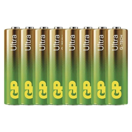 GP Alkalická baterie GP Ultra AA (LR6), 6+2 ks
