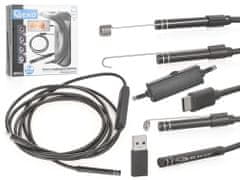 GEKO Inspekční kamera, endoskop 5,5mm, 2m, USB C / USB 2.0 G02942