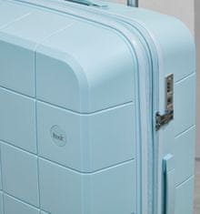 Rock Sada cestovních kufrů ROCK Pixel PP - světle modrá
