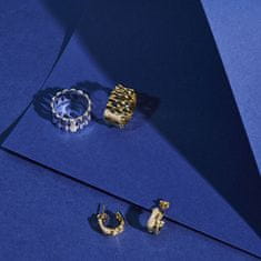 Morellato Moderní pozlacený prsten z recyklovaného stříbra Essenza SAWA19 (Obvod 52 mm)
