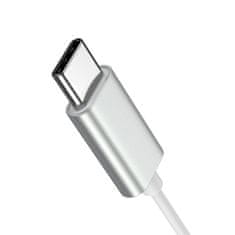 Joyroom JR-EC06 sluchátka do uší USB-C, stříbrné