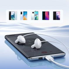 Joyroom JR-EC05 sluchátka do uší USB-C, bílé