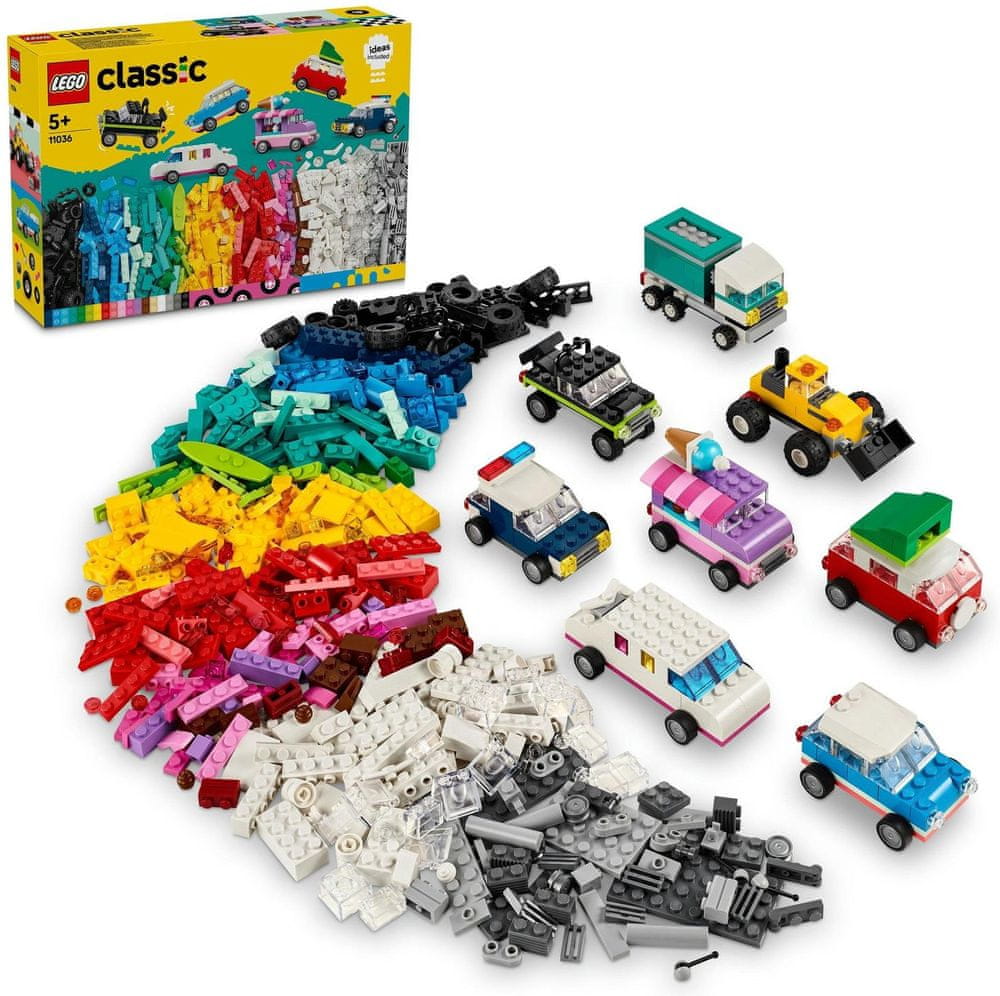 Levně LEGO Classic 11036 Tvořivá vozidla