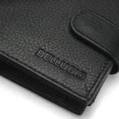 Bellugio Pánská kožená peněženka Elegant Joel, černá