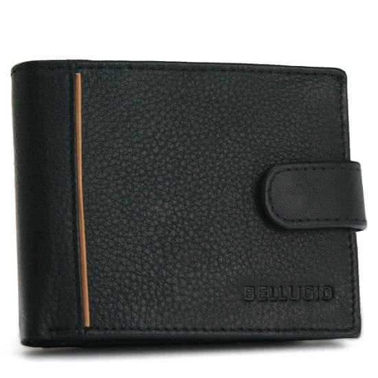 Bellugio Pánská kožená peněženka Elegant Joel, černá