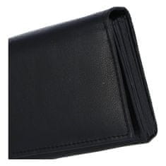 Delami Univerzální koženková peněženka Ivo , číšnický flek, černý
