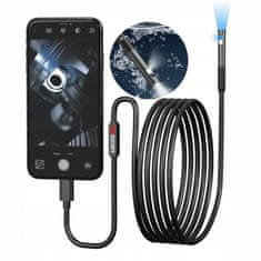 Inspekční kamera pro endoskop duo 3M 7Led 2Xfull Hd Wifi Android Ios