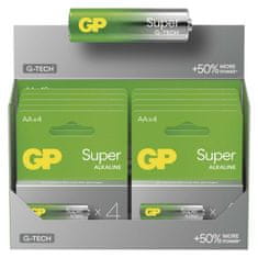 GP Alkalická baterie GP Super AA (LR6), 4 ks