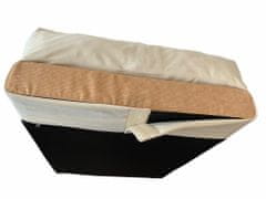 Nobby Komfortní matrace pro psy Bevis 75 x 55 x 8 cm hnědá