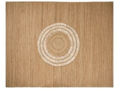 Beliani Jutový koberec 300 x 400 cm béžový BOGAZOREN
