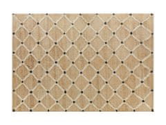 Beliani Jutový koberec 160 x 230 cm béžový KALEKOY