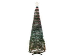 Beliani Vánoční stromek s inteligentními LED světly a aplikací 188 cm vícebarevné SAARLOQ