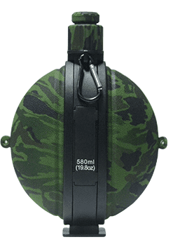 Partizan tactical Skládací lahev s karabinout KT-580 Camo Green