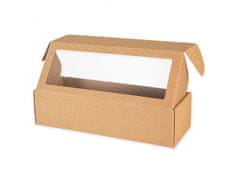 sarcia.eu Obdélníková poštovní krabice s okénkem, dárková krabice 40x15x10 cm x10