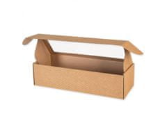 sarcia.eu Obdélníková poštovní krabice s okénkem, dárková krabice 40x15x10 cm x10