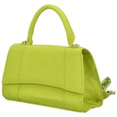 MaxFly Elegantní dámská koženková kabelka do ruky Lokera, výrazná zelená