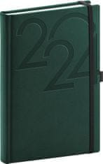 AJAX Diář 2024: - zelený, denní, 15 × 21 cm