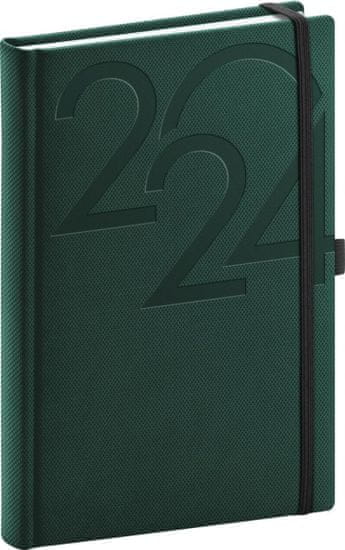 AJAX Diář 2024: - zelený, denní, 15 × 21 cm