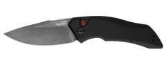 Kershaw 7100BW LAUNCH 1 automatický kapesní nůž 8,6 cm, Blackwash, černá, hliník 