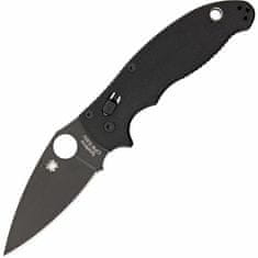 Spyderco C101GPBBK2 Manix 2 All Black menší kapesní nůž 8,6 cm, celočerná, G10