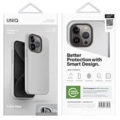 UNIQ UNIQ Lino Hue silikonový kryt iPhone 15 Pro Šedá