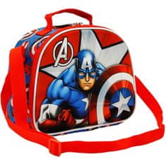 Taška přes rameno Avengers Captain America 3D 25x20 cm