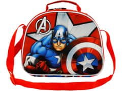 Taška přes rameno Avengers Captain America 3D 25x20 cm