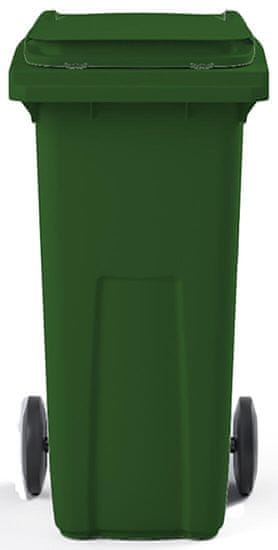 Contenur Plastová popelnice120l zelená