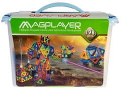 MAGPLAYER Magplayer magnetická stavebnice 198 ks