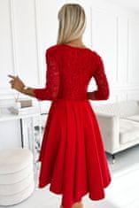 Numoco Dámské společenské šaty Nicolle červená 4XL