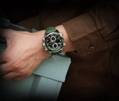 NaviForce Pánské analogové hodinky Ancecan zelená Univerzální