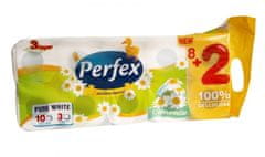 Drenik Perfex 3 vrstvý toaletní papír s vůní heřmánku 10 rolí